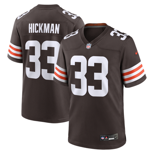 Men's Cleveland Browns Ronnie Hickman Nike Brown Team Game Jersey - Image 1
