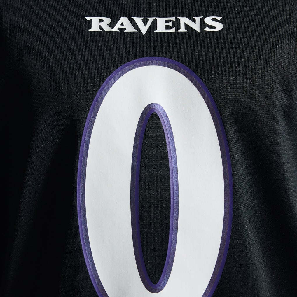 Men's Baltimore Ravens Roquan Smith Nike Black Alternate Game Jersey