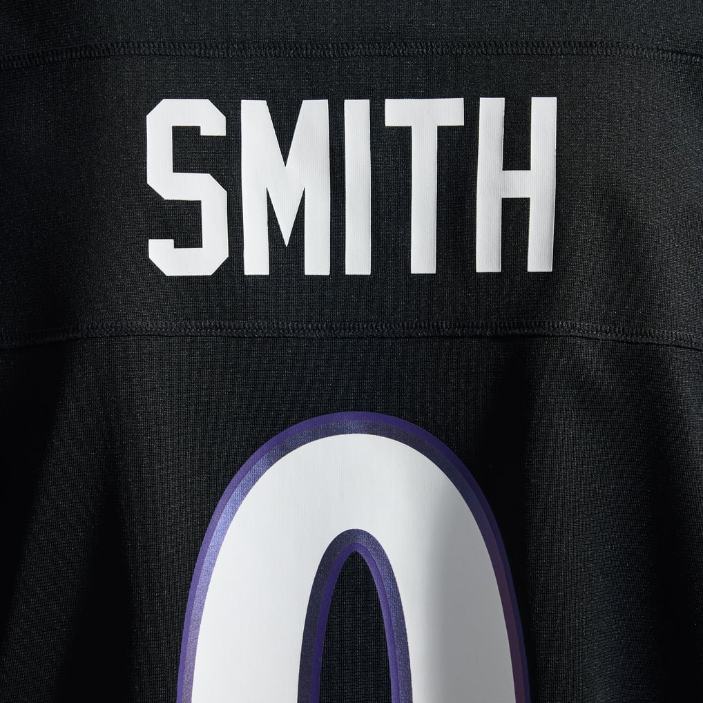 Men's Baltimore Ravens Roquan Smith Nike Black Alternate Game Jersey