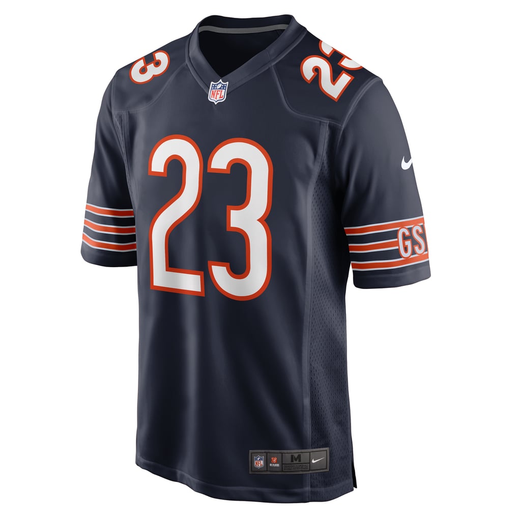 Men's Chicago Bears Roschon Johnson Nike Navy Team Game Jersey - Image 3
