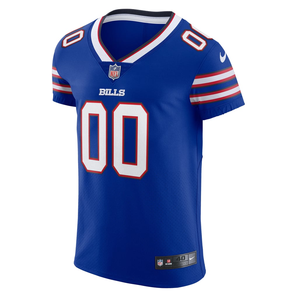 Men's Buffalo Bills Nike Royal Vapor Elite Custom Jersey - Image 3