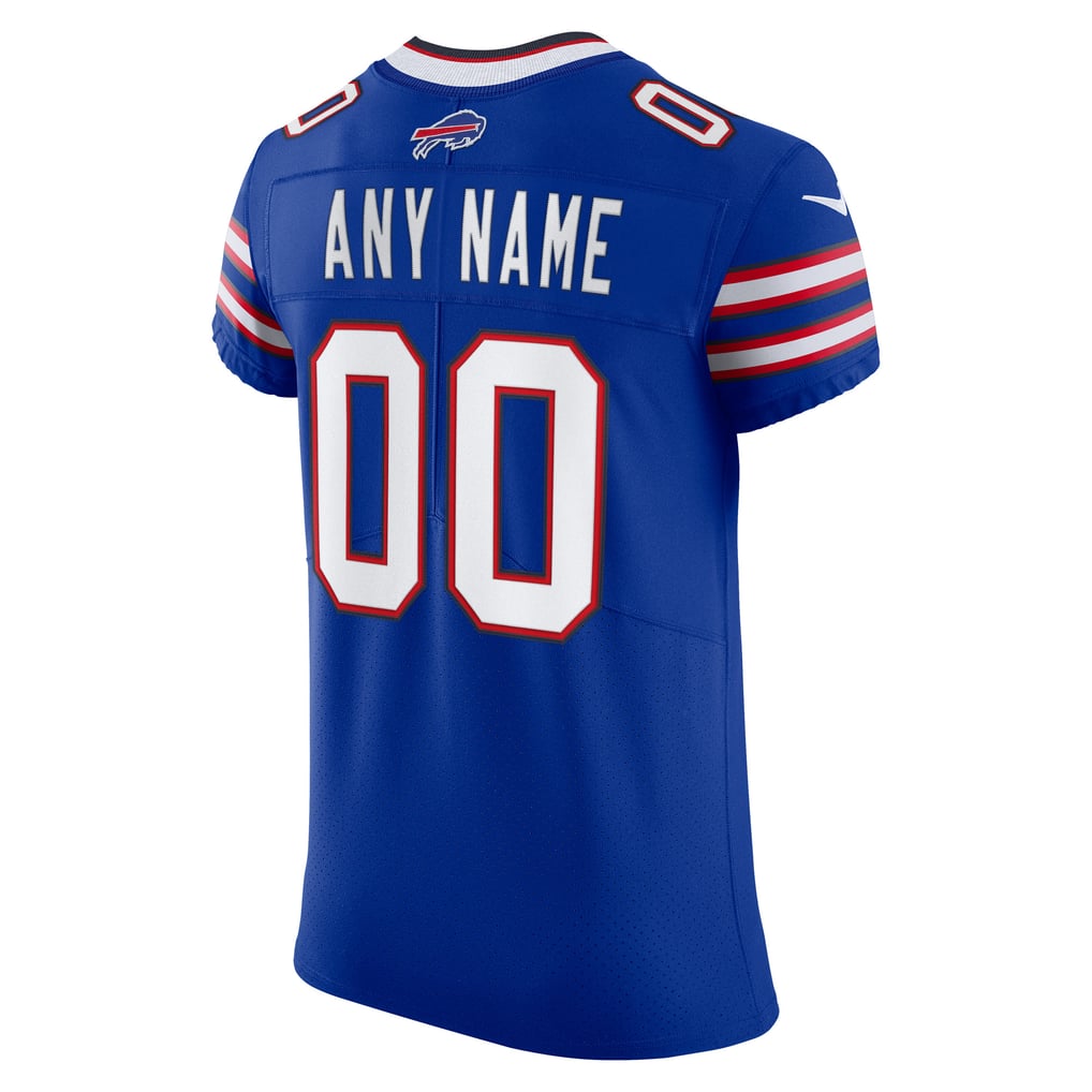 Men's Buffalo Bills Nike Royal Vapor Elite Custom Jersey - Image 4