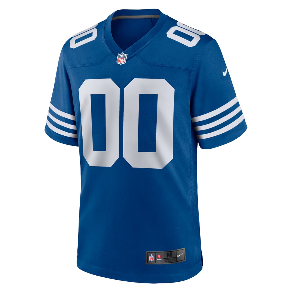 Men's Indianapolis Colts Nike Royal Alternate Custom Jersey - Image 3