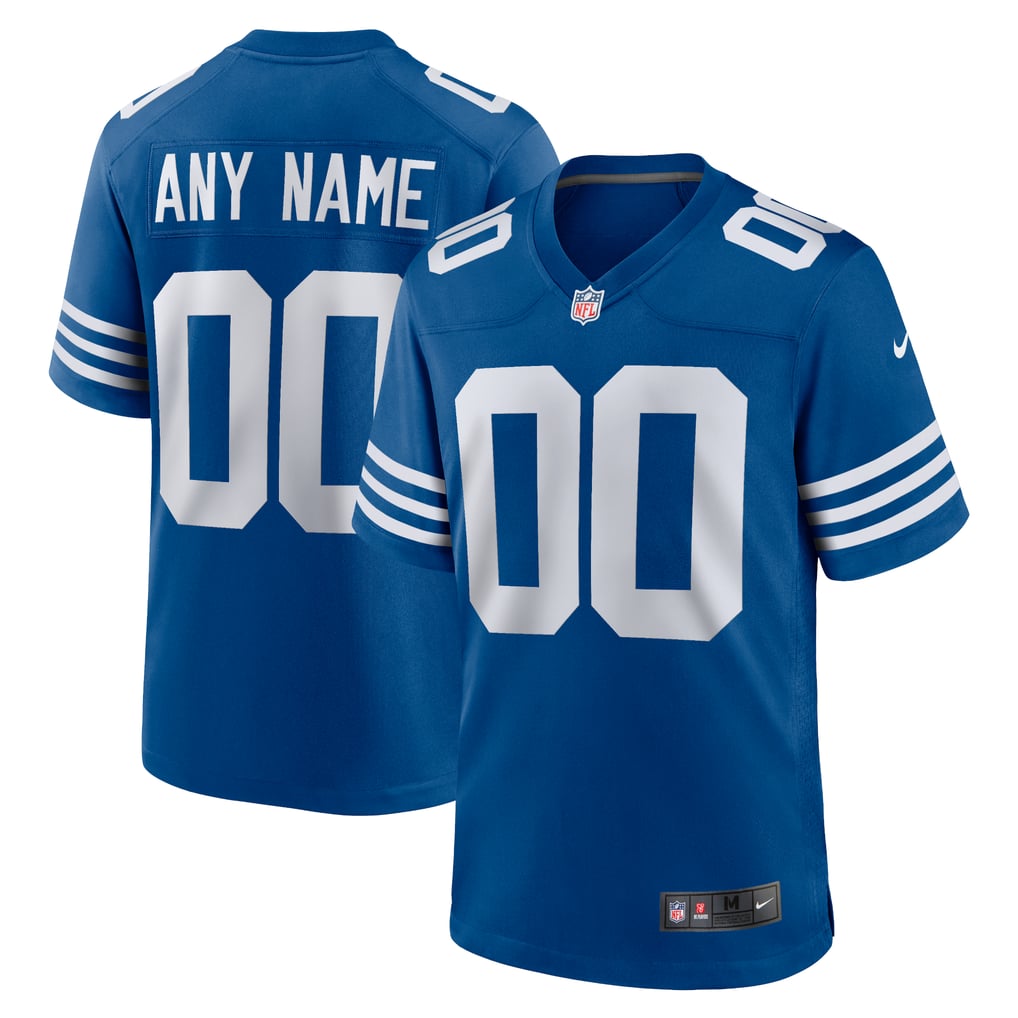 Men's Indianapolis Colts Nike Royal Alternate Custom Jersey - Image 1