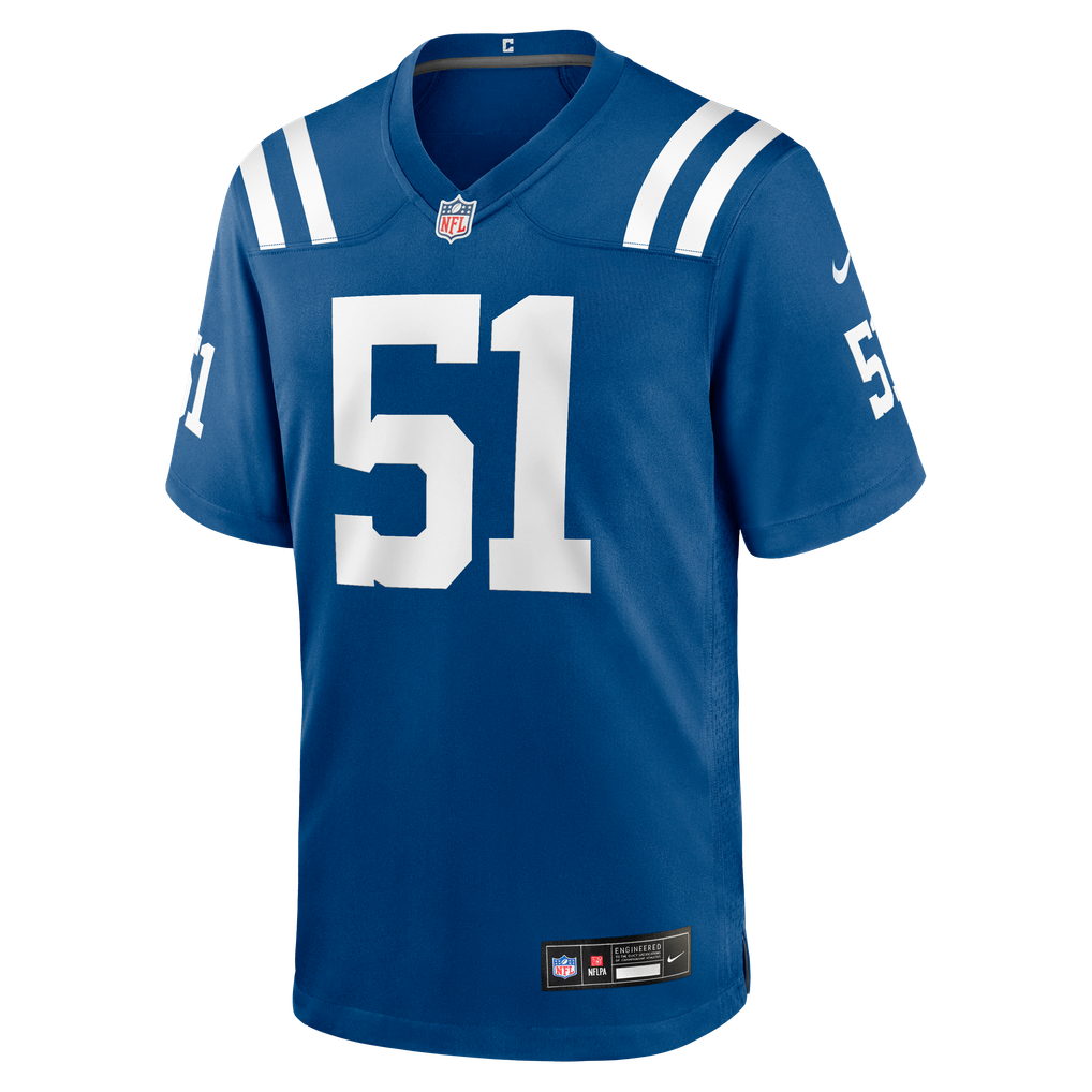 Men's Indianapolis Colts Nike Royal Game Jersey - Image 3