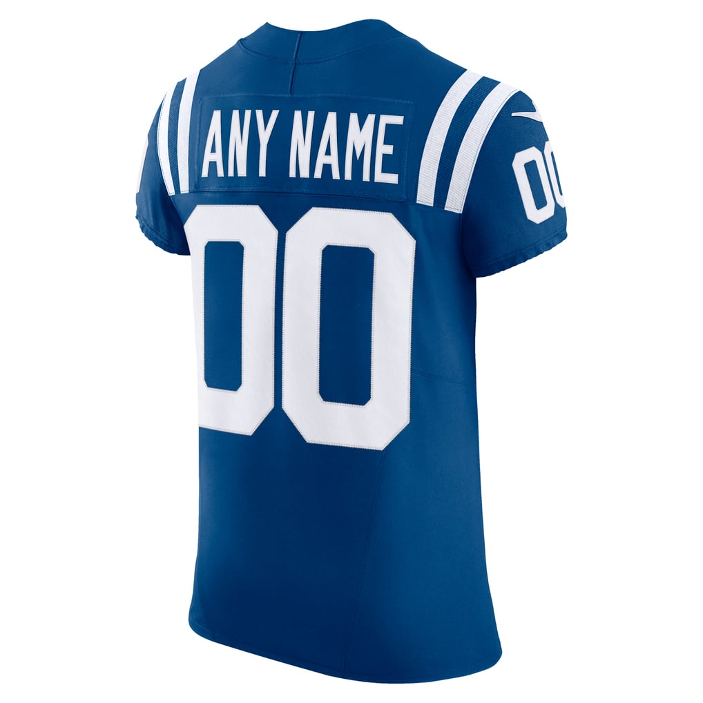 Men's Indianapolis Colts Nike Royal Vapor F.U.S.E. Elite Custom Jersey - Image 4