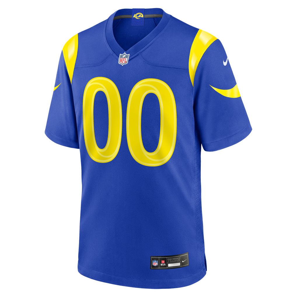 Men's Los Angeles Rams Nike Royal Custom Game Jersey - Image 3