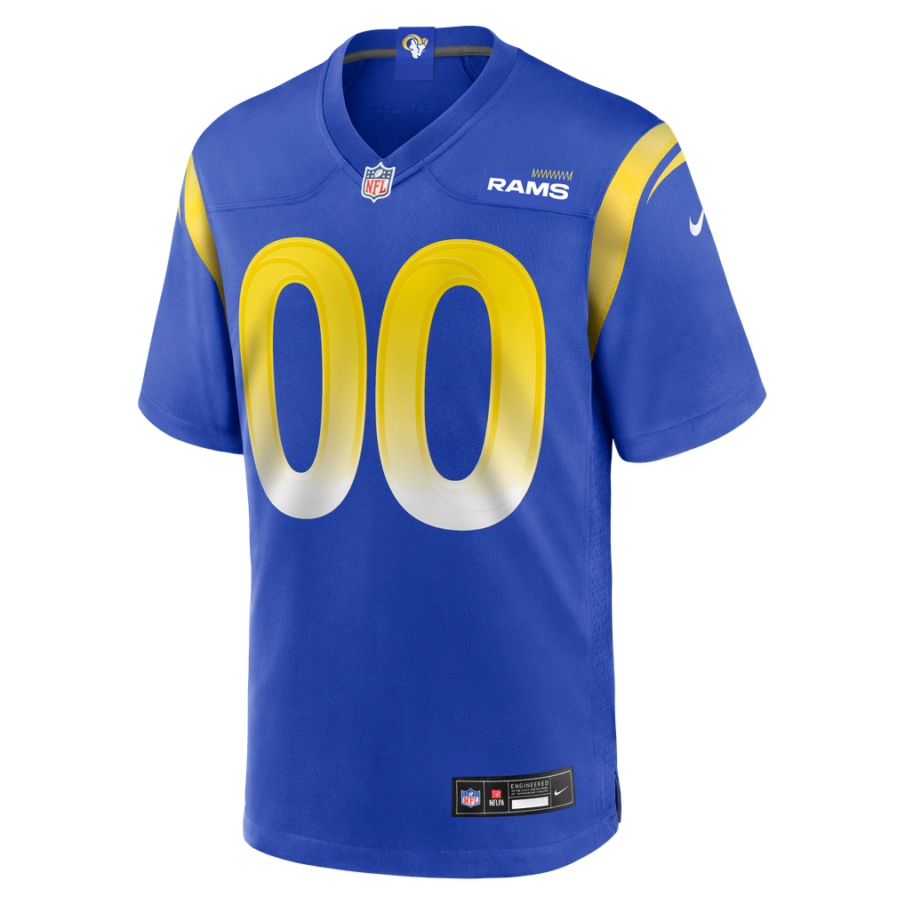 Men's Los Angeles Rams Nike Royal Custom Game Jersey - Image 3