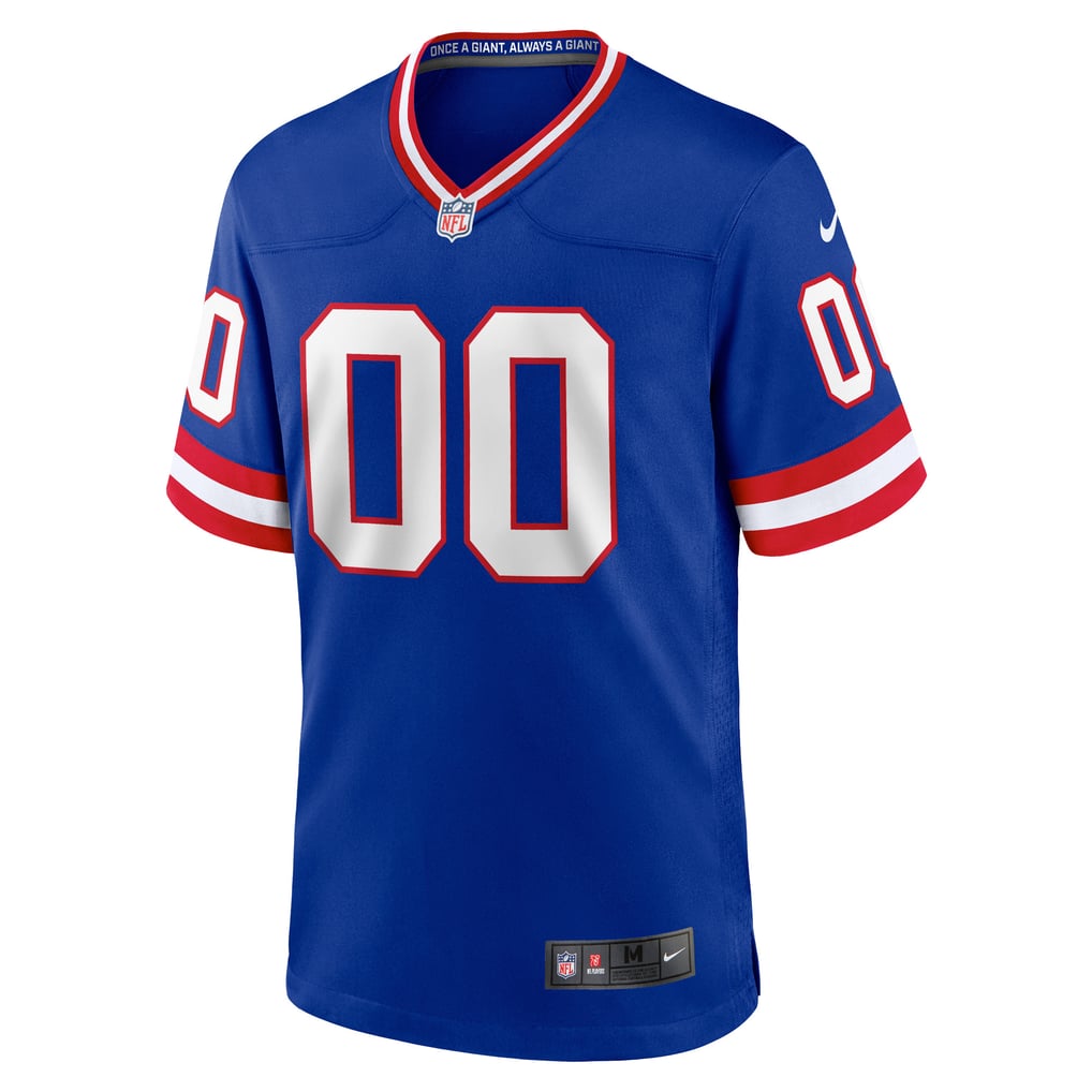 Men's New York Giants Nike Royal Classic Custom Game Jersey - Image 3