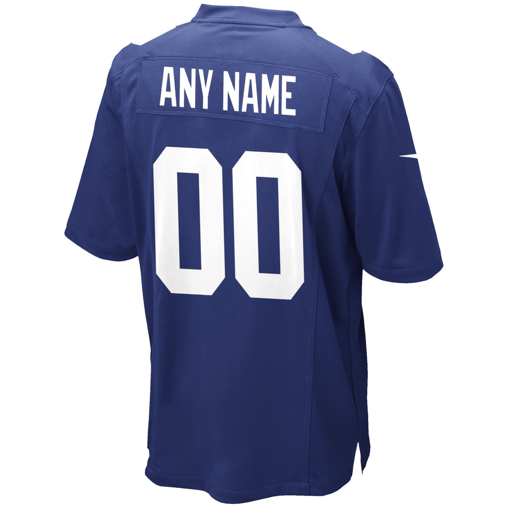 Men's New York Giants Nike Royal Custom Game Jersey - Image 4