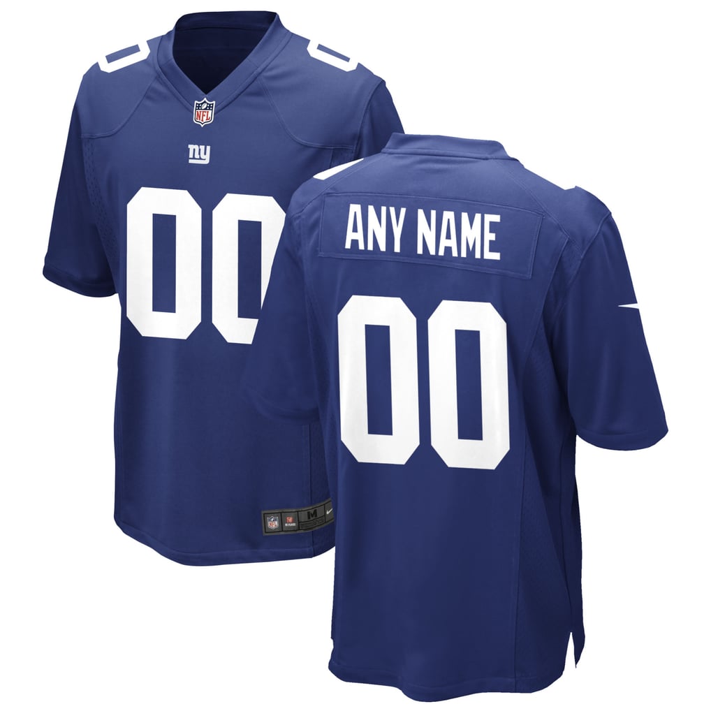 Men's New York Giants Nike Royal Custom Game Jersey - Image 1