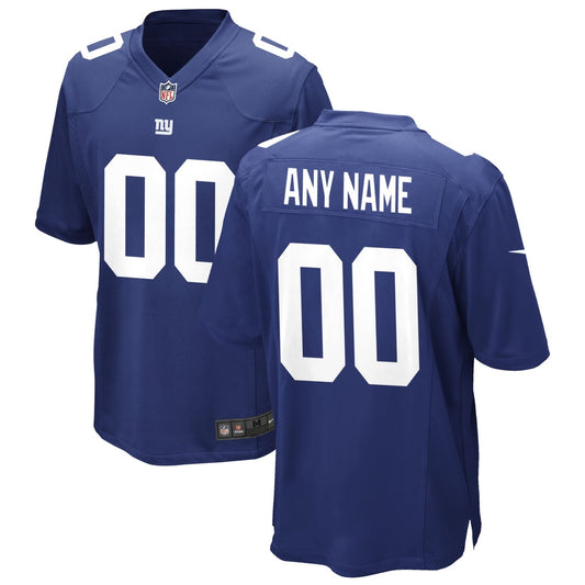 Men's New York Giants Nike Royal Custom Game Jersey - Image 1