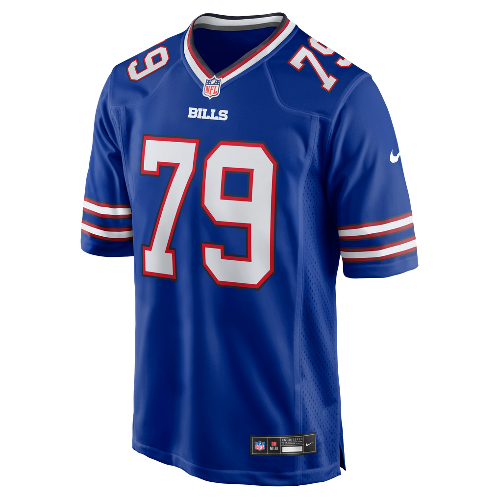 Men's Buffalo Bills Ruben Brown Nike Royal Game Retired Player Jersey - Image 3