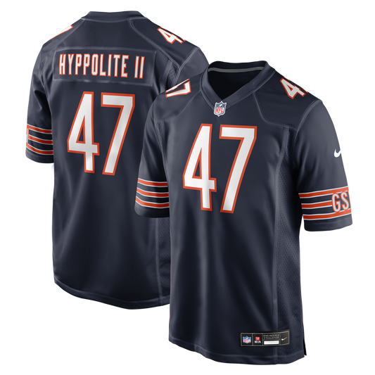 Men's Chicago Bears Ruben Hyppolite II Nike Navy Team Game Jersey - Image 1