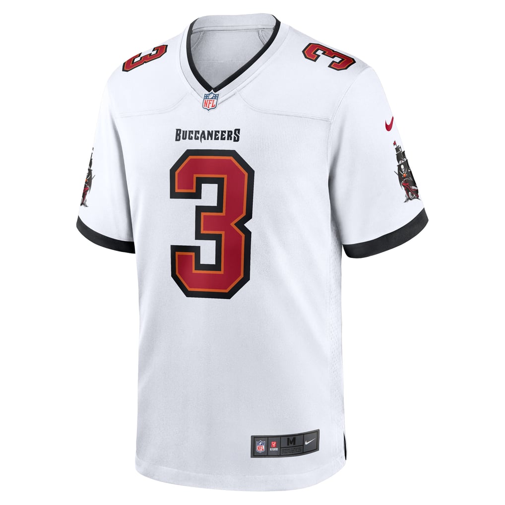 Men's Tampa Bay Buccaneers Rueben Bain Jr. Nike White Game Jersey - Image 3