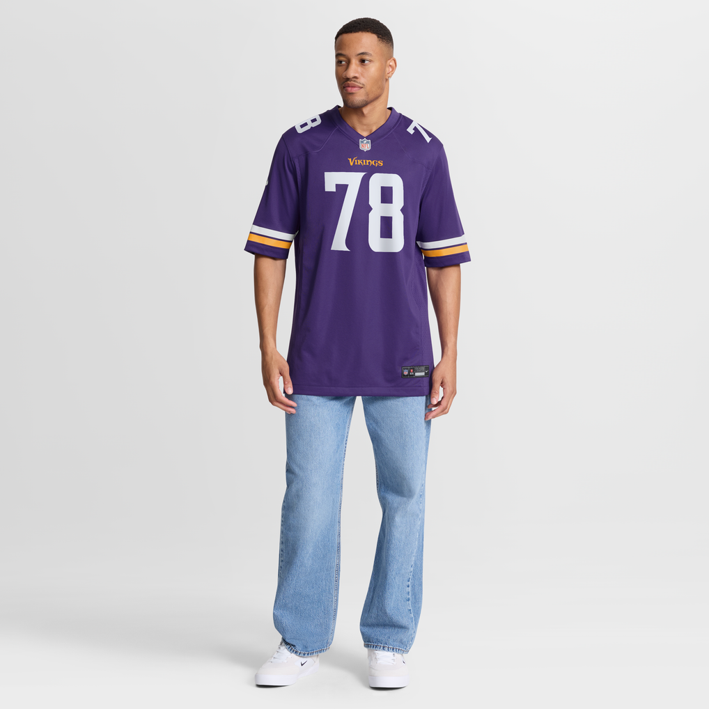 Men's Minnesota Vikings Ryan Kelly Nike  Purple Team Game Jersey - Image 8