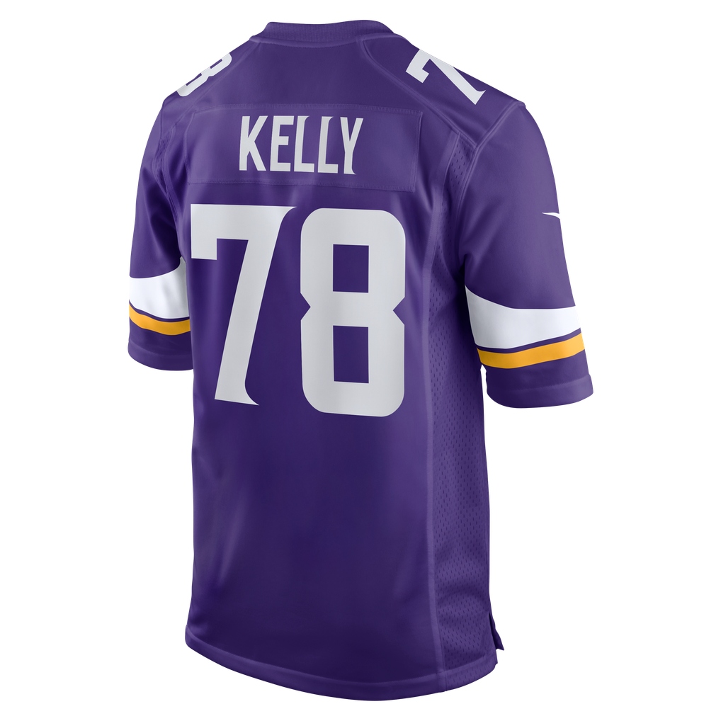 Men's Minnesota Vikings Ryan Kelly Nike  Purple Team Game Jersey - Image 4