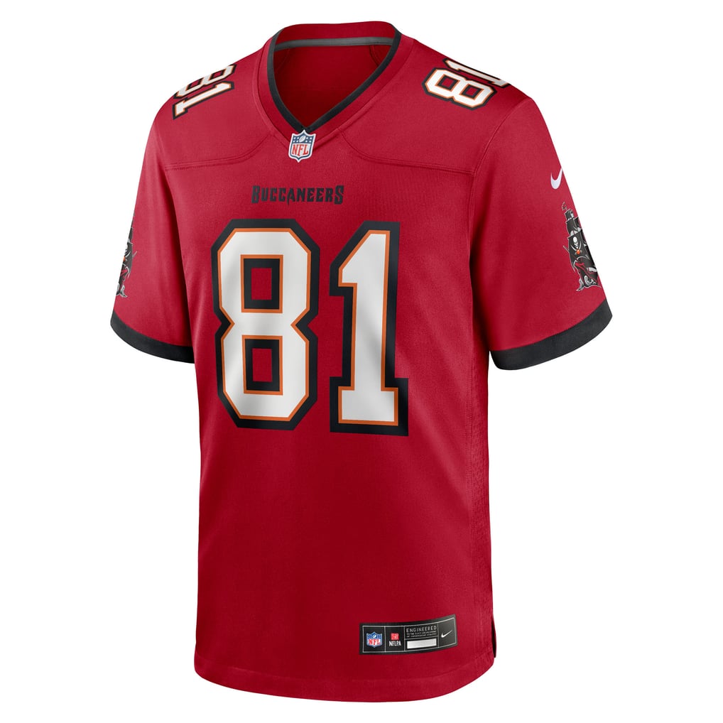 Men's Tampa Bay Buccaneers Ryan Miller Nike  Red Team Game Jersey - Image 3