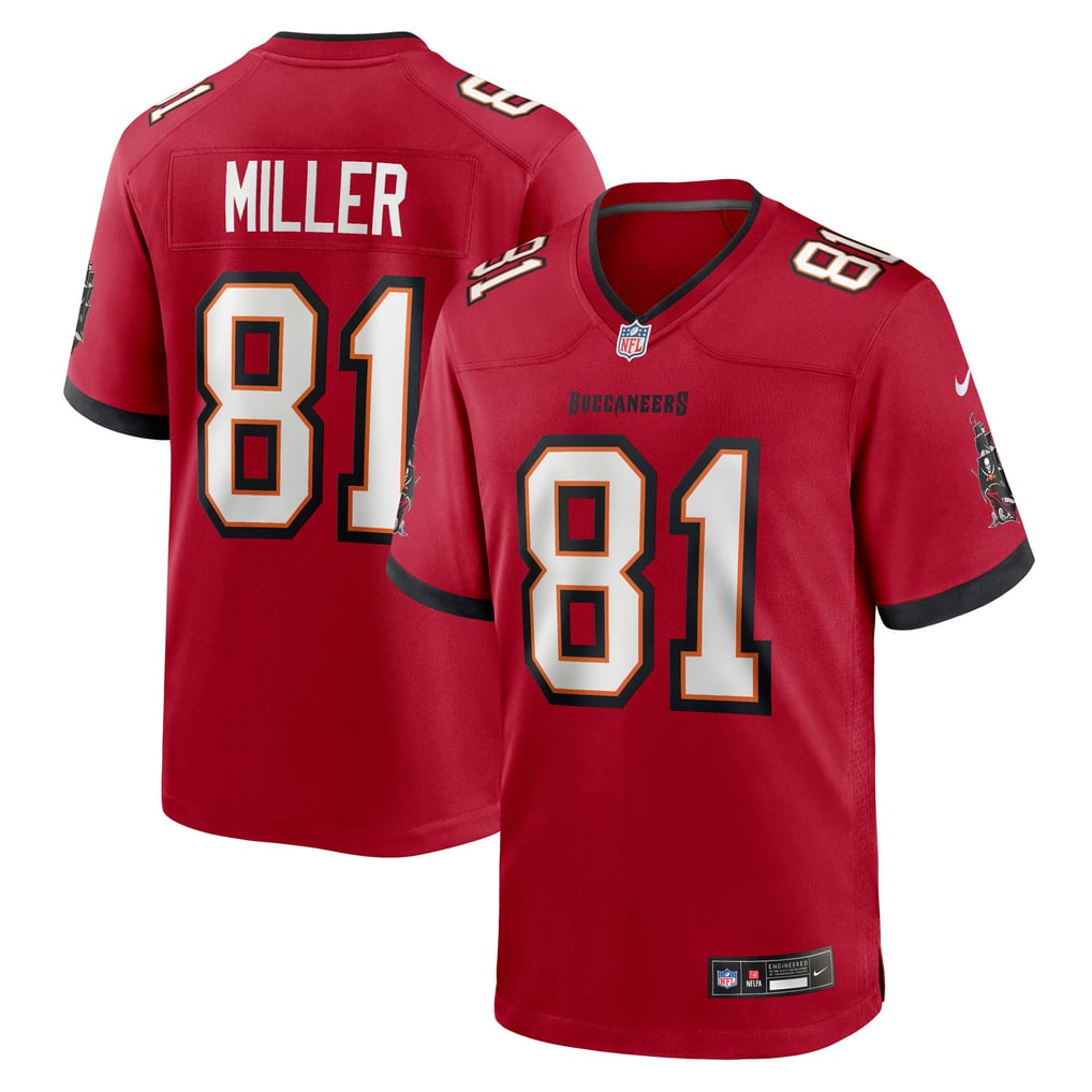 Men's Tampa Bay Buccaneers Ryan Miller Nike  Red Team Game Jersey - Image 1