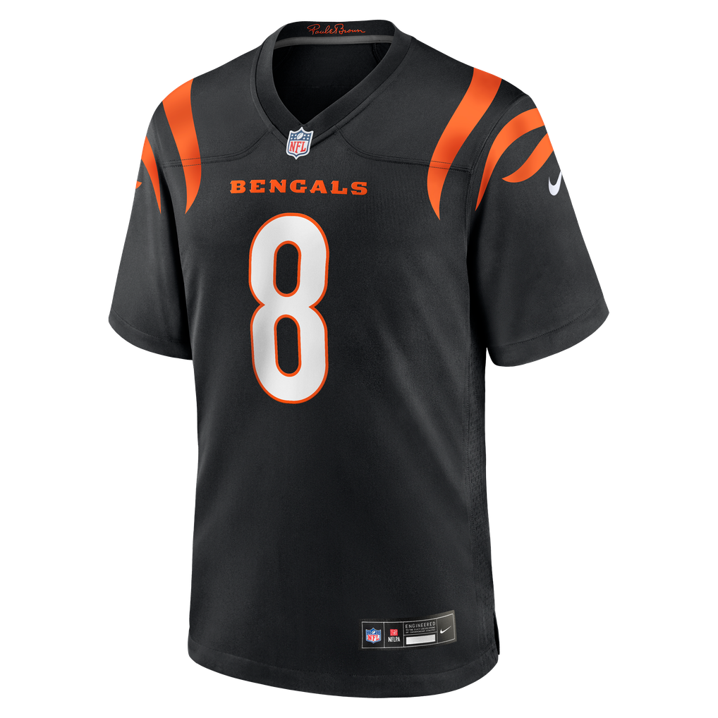 Men's Cincinnati Bengals Ryan Rehkow Nike Black Game Jersey - Image 3