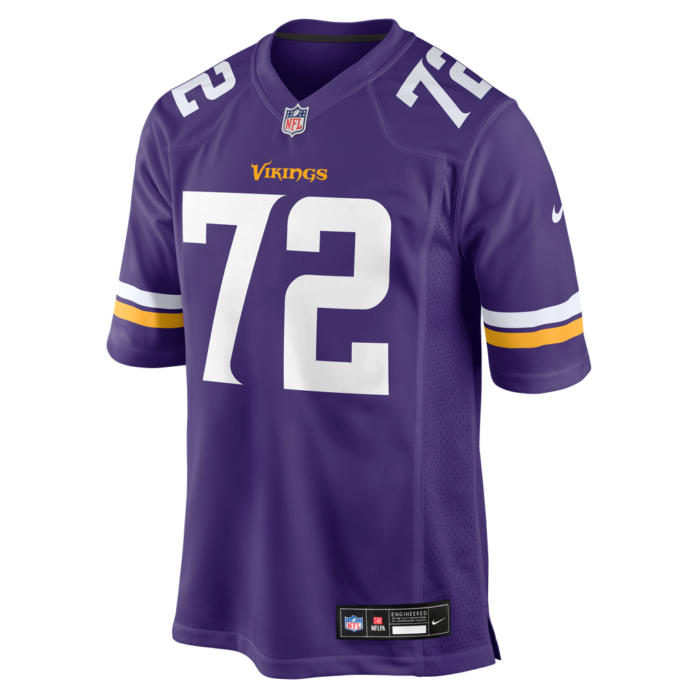 Men's Minnesota Vikings Ryan Van Demark Nike  Purple Team Game Jersey - Image 3