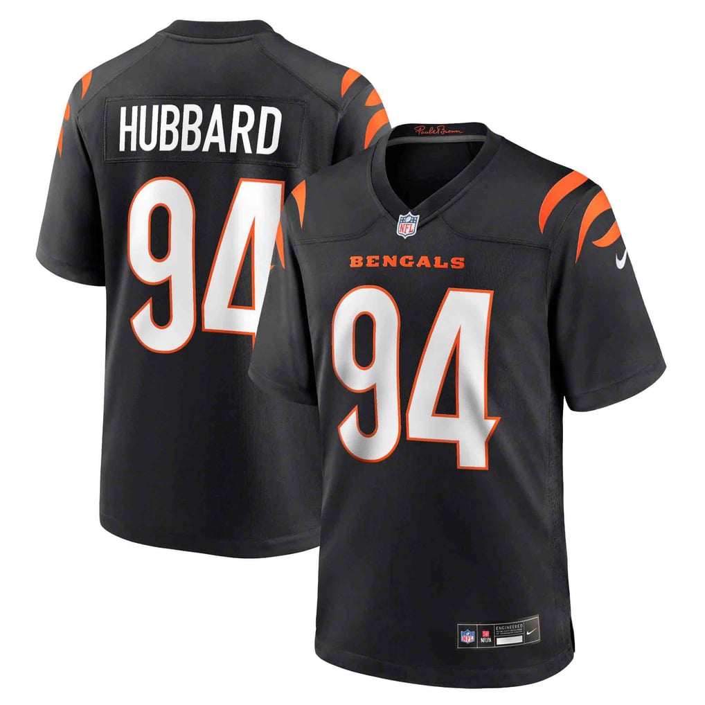 Men's Cincinnati Bengals Sam Hubbard Nike Black Player Game Jersey - Image 1