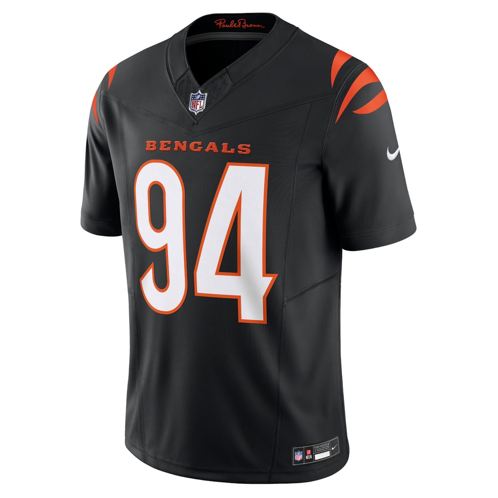 Men's Cincinnati Bengals Sam Hubbard Nike Black Vapor F.U.S.E. Limited Jersey - Image 3