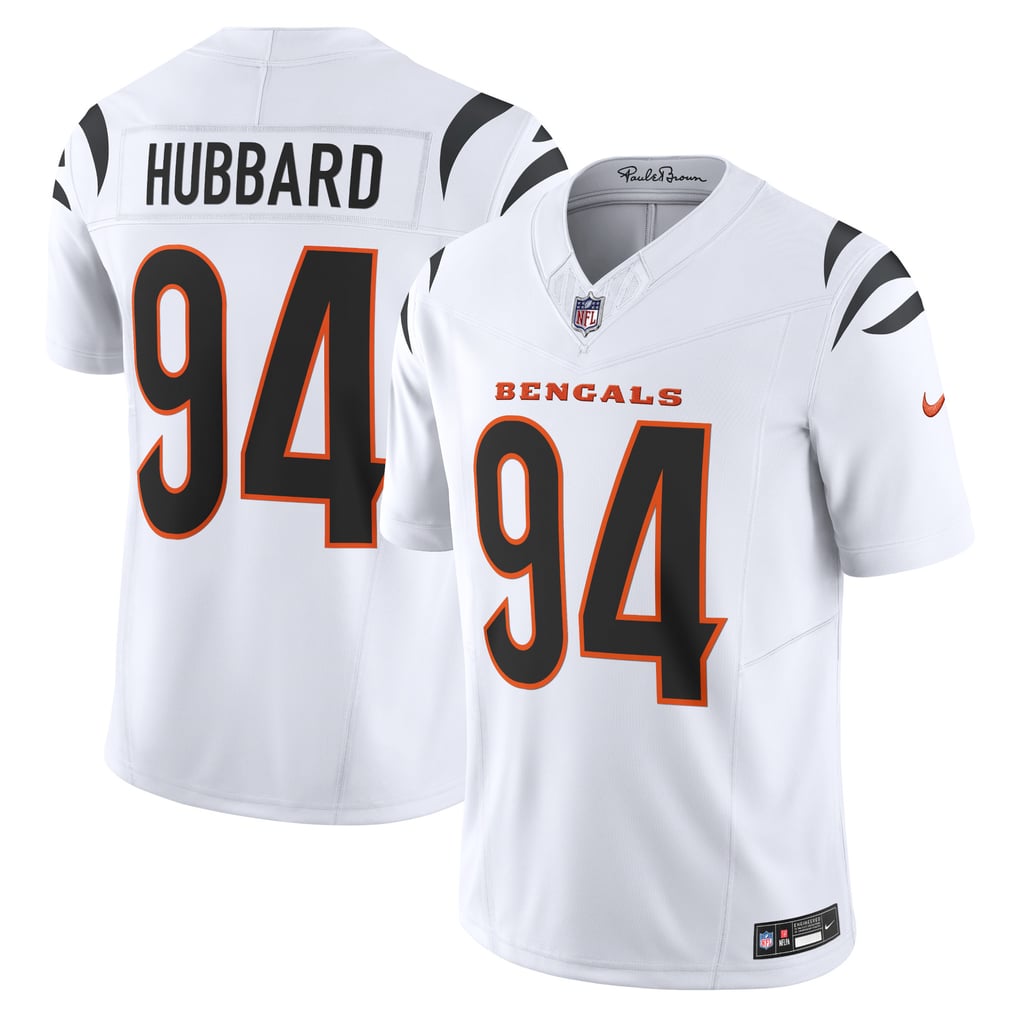 Men's Cincinnati Bengals Sam Hubbard Nike White Vapor F.U.S.E. Limited Jersey - Image 1