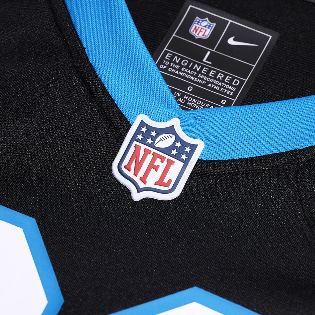 Men's Carolina Panthers Sam Martin Nike Black Team Game Jersey - Image 5