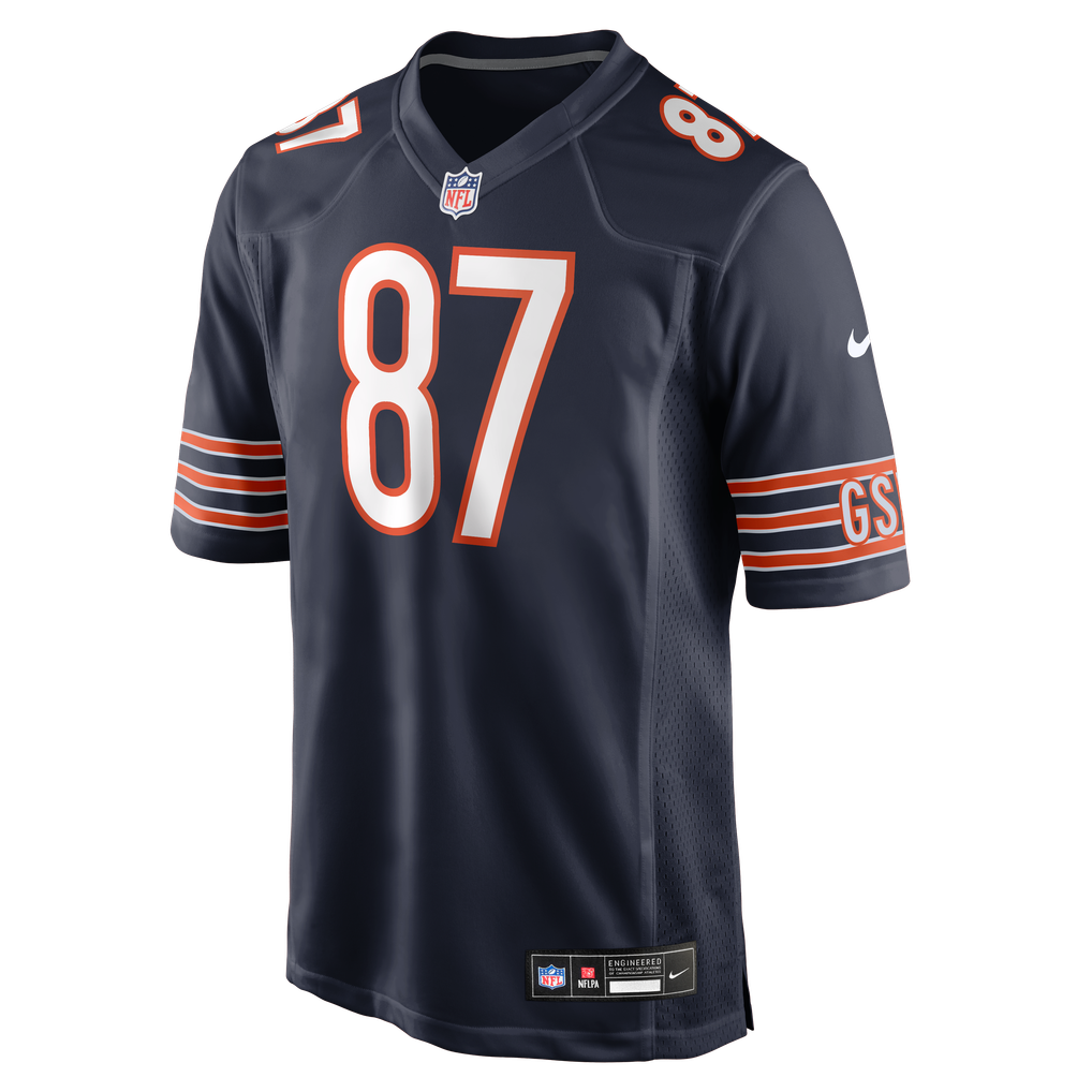 Men's Chicago Bears Sam Roush Nike Navy Team Game Jersey - Image 5
