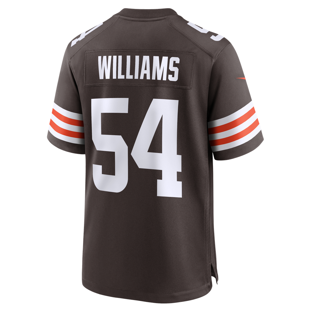 Men's Cleveland Browns Sam Williams Nike Brown Team Game Jersey - Image 6