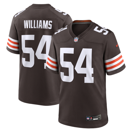 Men's Cleveland Browns Sam Williams Nike Brown Team Game Jersey - Image 1