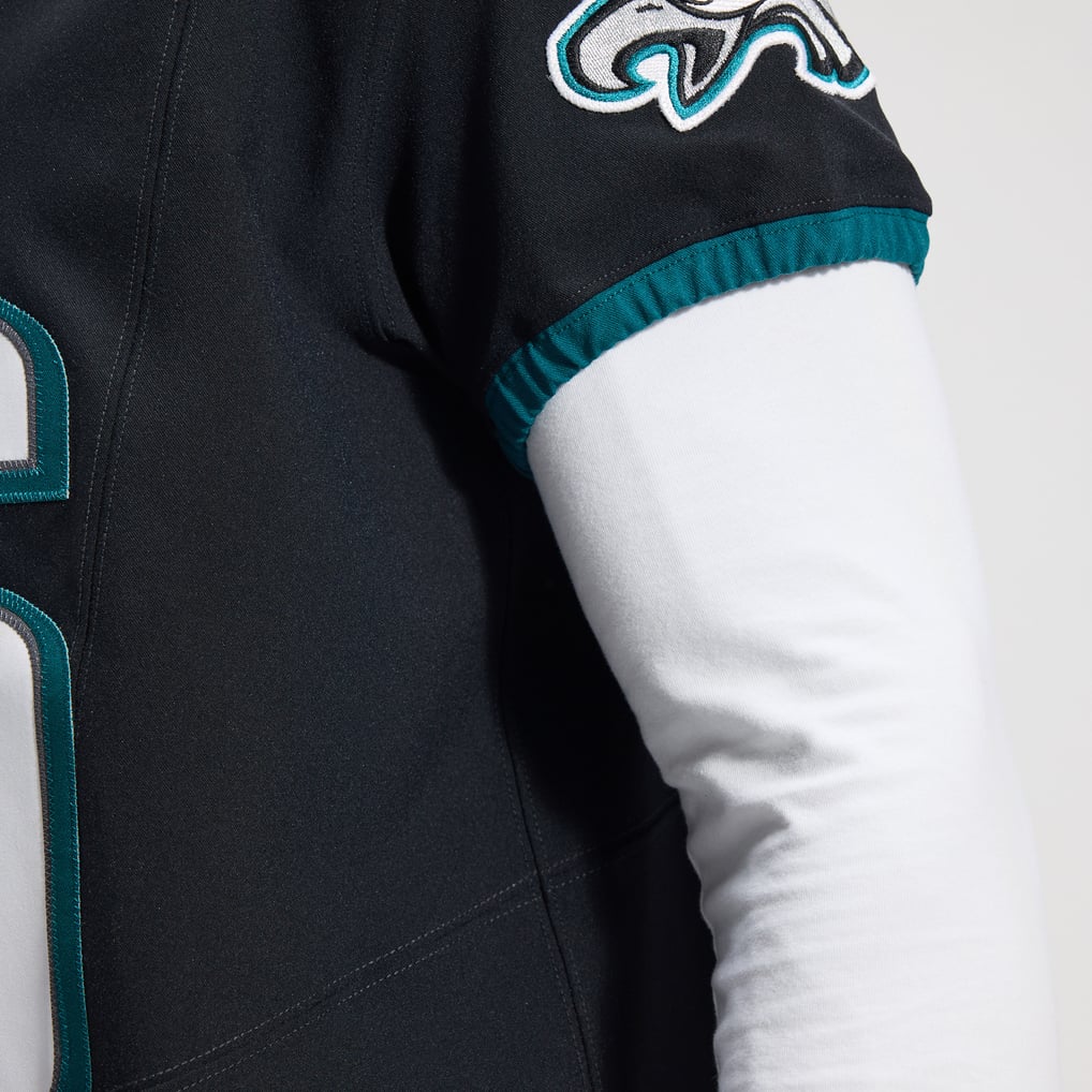 Men's Philadelphia Eagles Saquon Barkley Nike Black Alternate Vapor F.U.S.E. Elite Jersey - Image 14