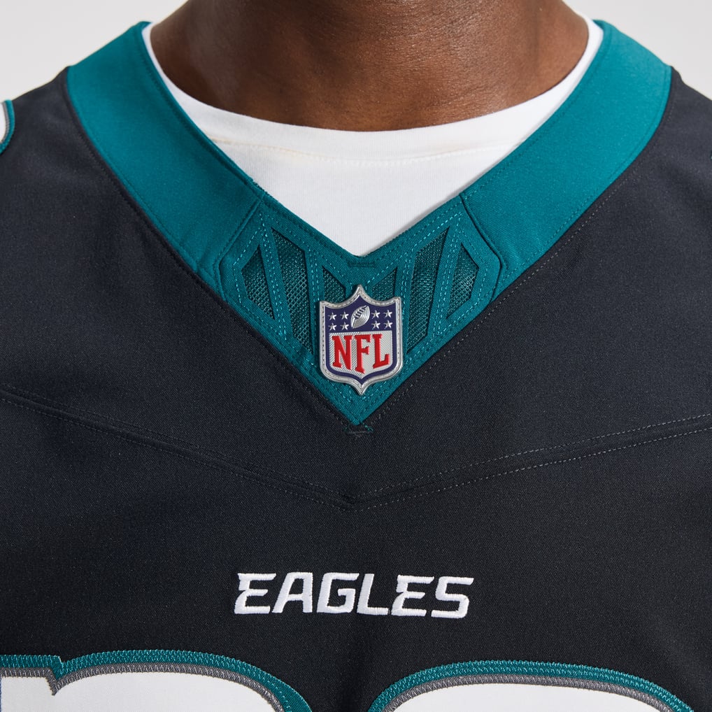 Men's Philadelphia Eagles Saquon Barkley Nike Black Alternate Vapor F.U.S.E. Elite Jersey - Image 10