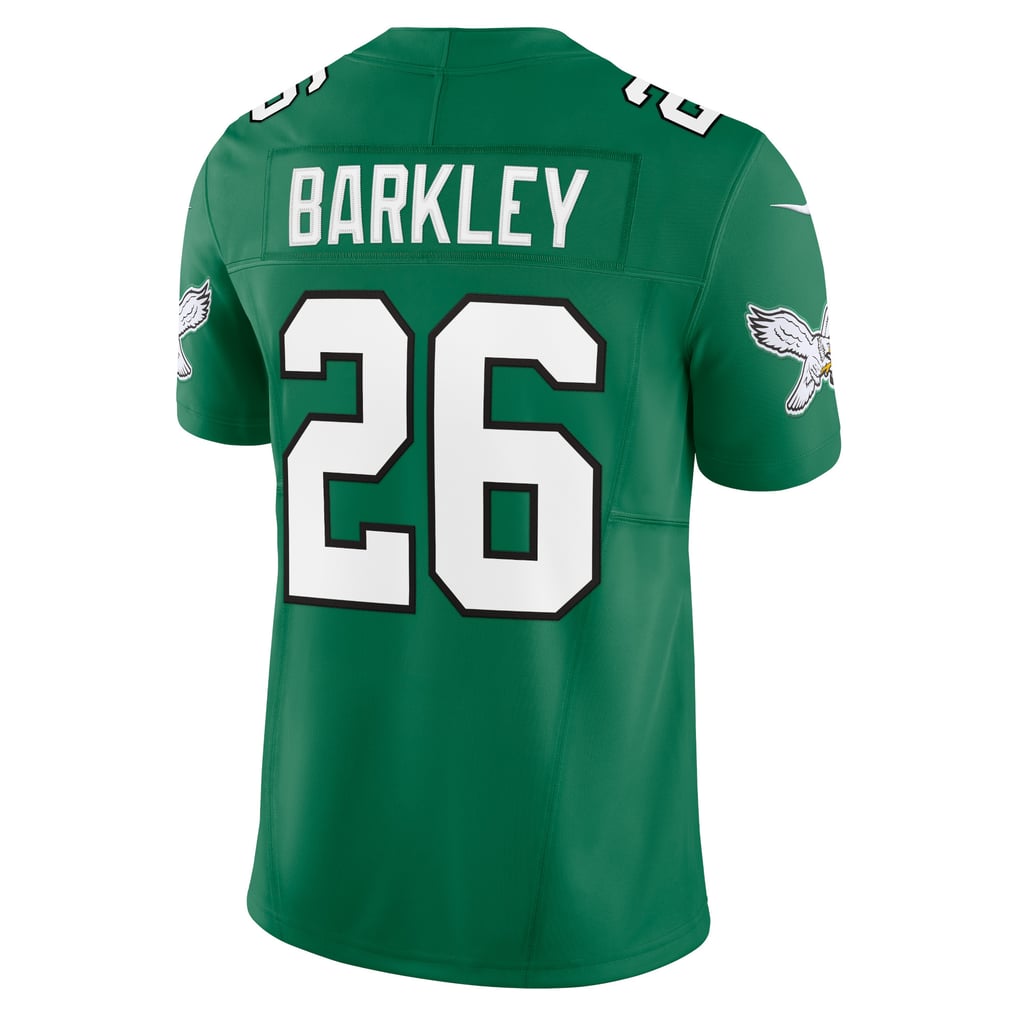 Men's Philadelphia Eagles Saquon Barkley Nike Kelly Green Alternate Vapor F.U.S.E. Limited Jersey - Image 4