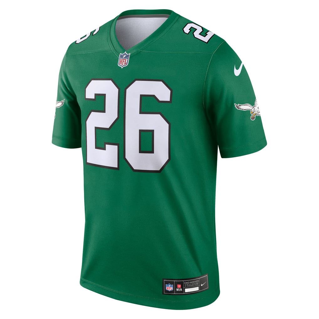 Men's Philadelphia Eagles Saquon Barkley Nike Kelly Green Legend Player Performance Top - Image 3