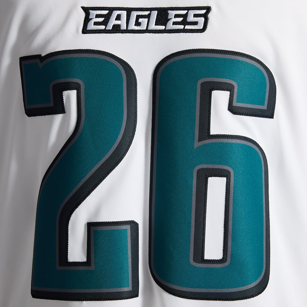 Men's Philadelphia Eagles Saquon Barkley Nike White Vapor F.U.S.E. Stitched Limited Jersey - Image 12