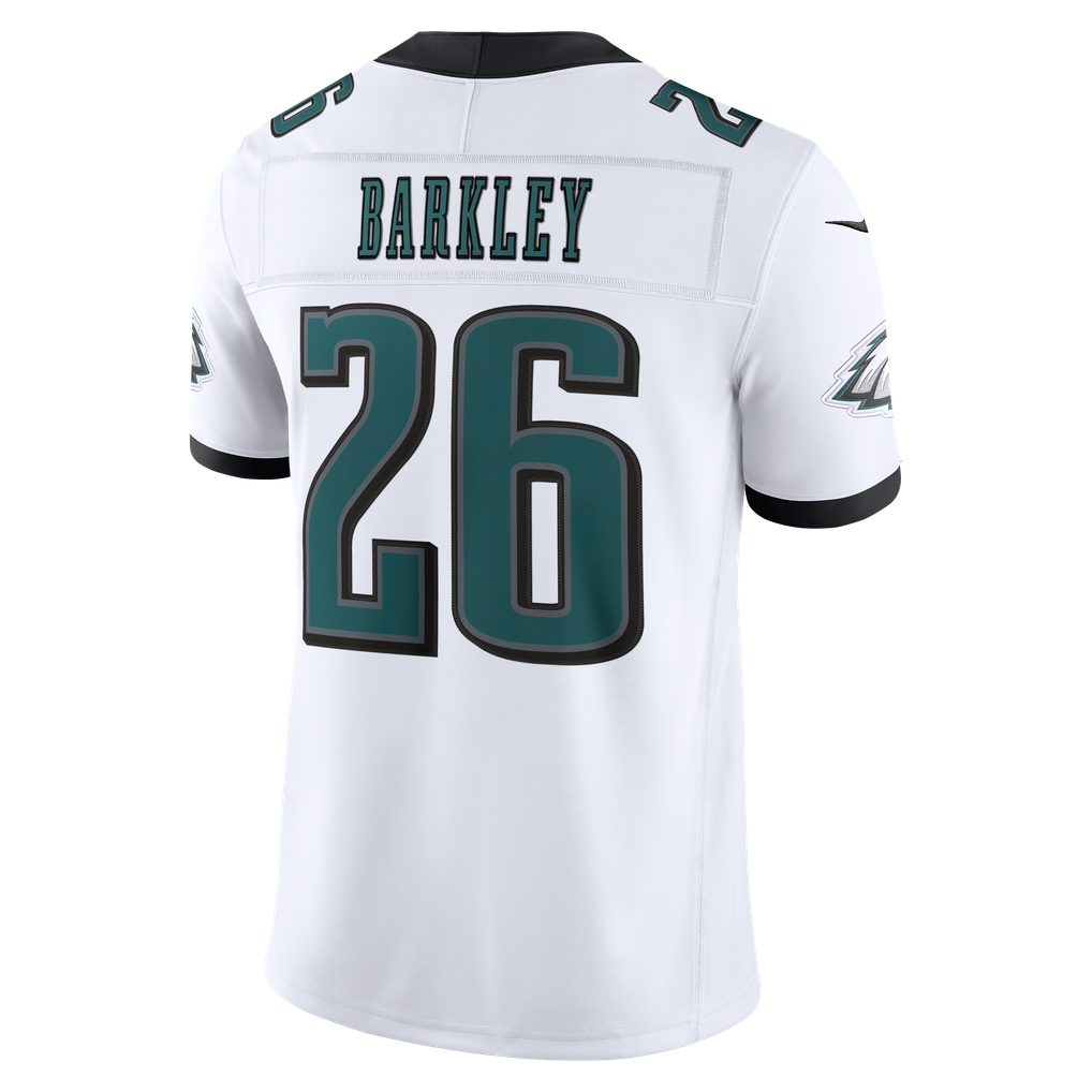Men's Philadelphia Eagles Saquon Barkley Nike White Vapor F.U.S.E. Stitched Limited Jersey - Image 8