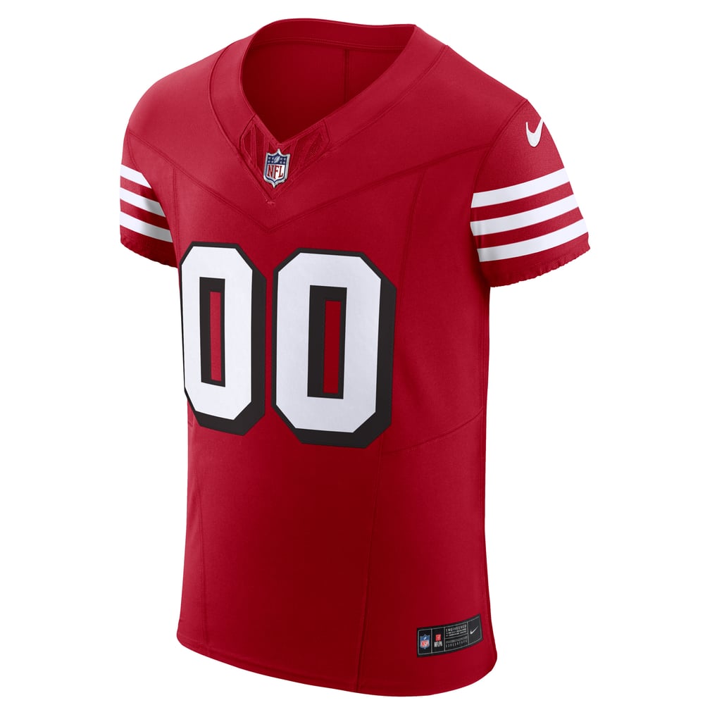 Men's San Francisco 49ers Nike Scarlet Alternate Vapor F.U.S.E. Elite Custom Jersey - Image 3