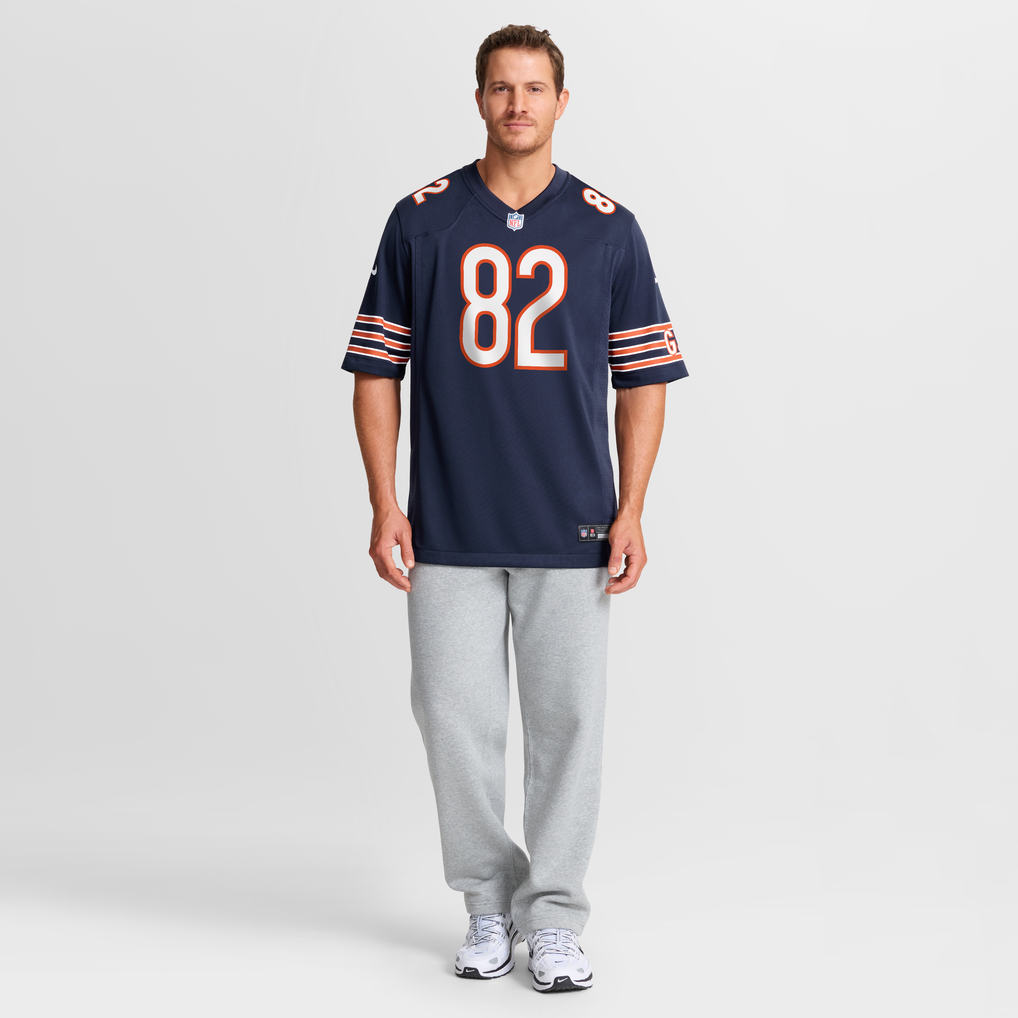 Men's Chicago Bears Scott Miller Nike Navy Team Game Jersey - Image 3