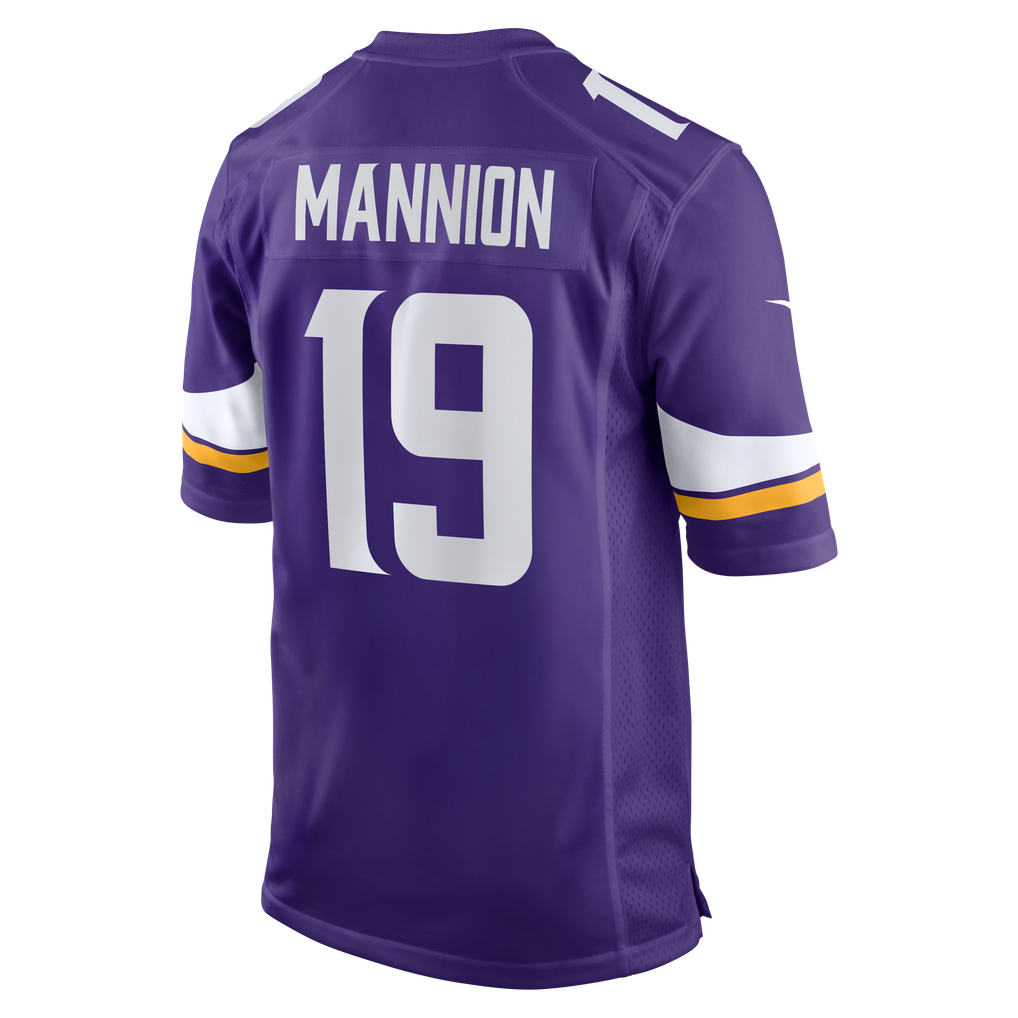 Men's Minnesota Vikings Sean Mannion Nike  Purple  Game Jersey - Image 4