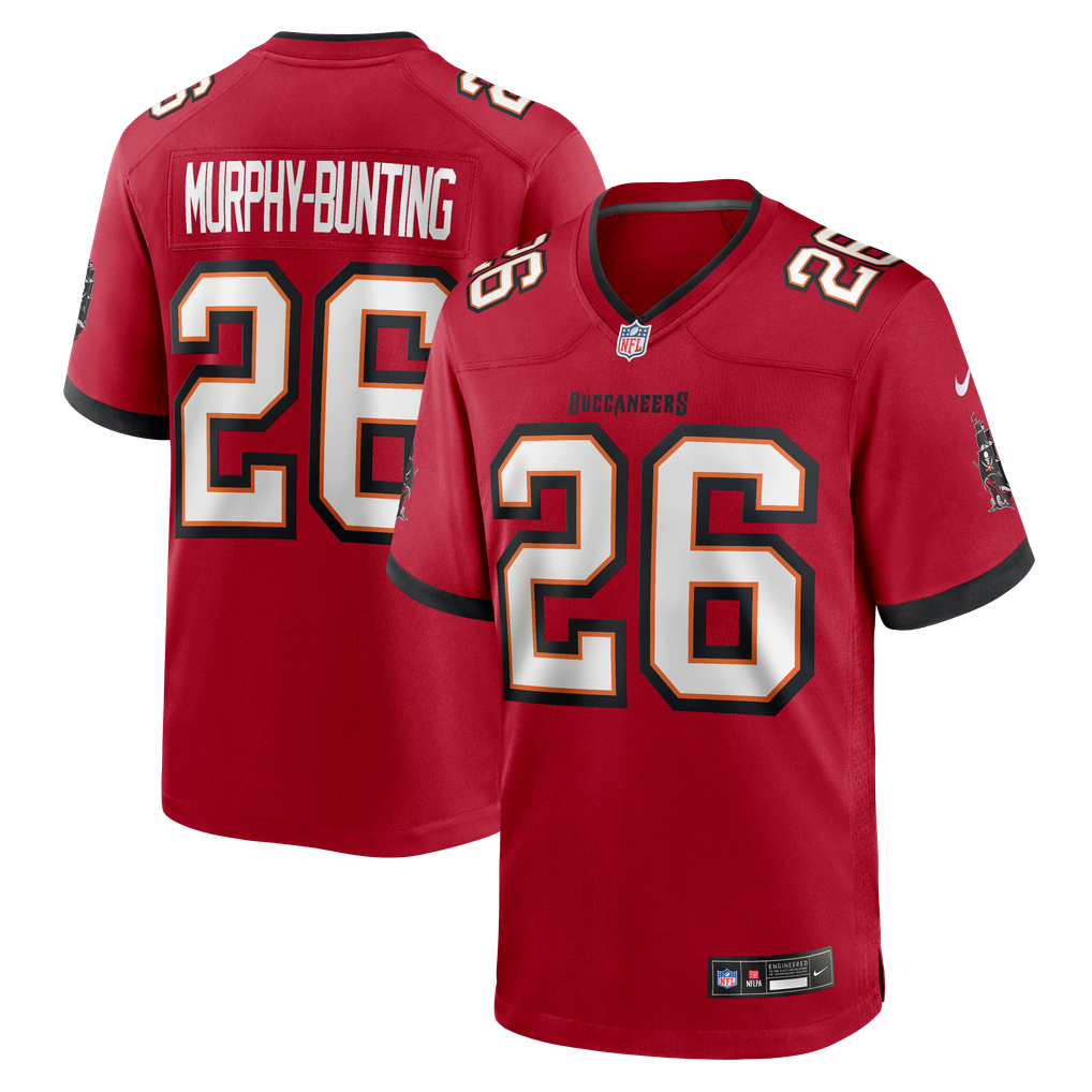 Men's Tampa Bay Buccaneers Sean Murphy-Bunting Nike Red Team Game Jersey - Image 2