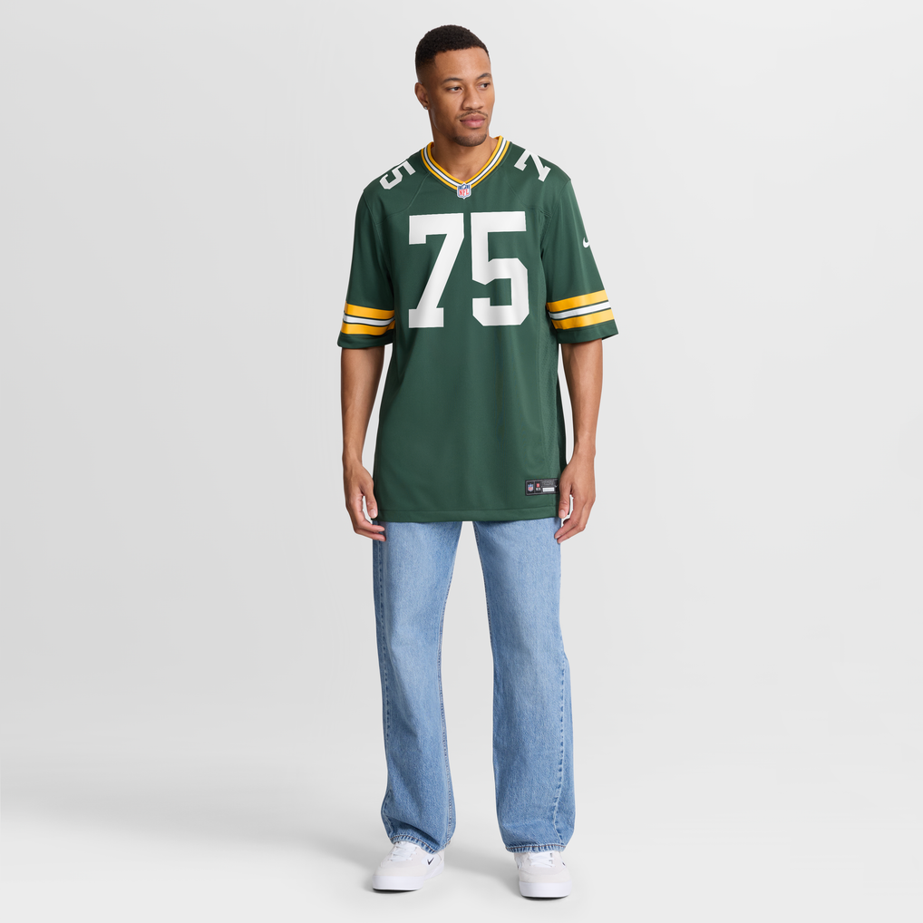 Men's Green Bay Packers Sean Rhyan Nike Green Game Player Jersey - Image 8