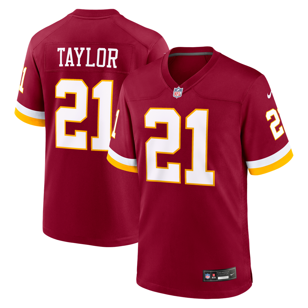 Men's Washington Commanders Sean Taylor Nike Burgundy Retired Player Game Jersey - Image 1
