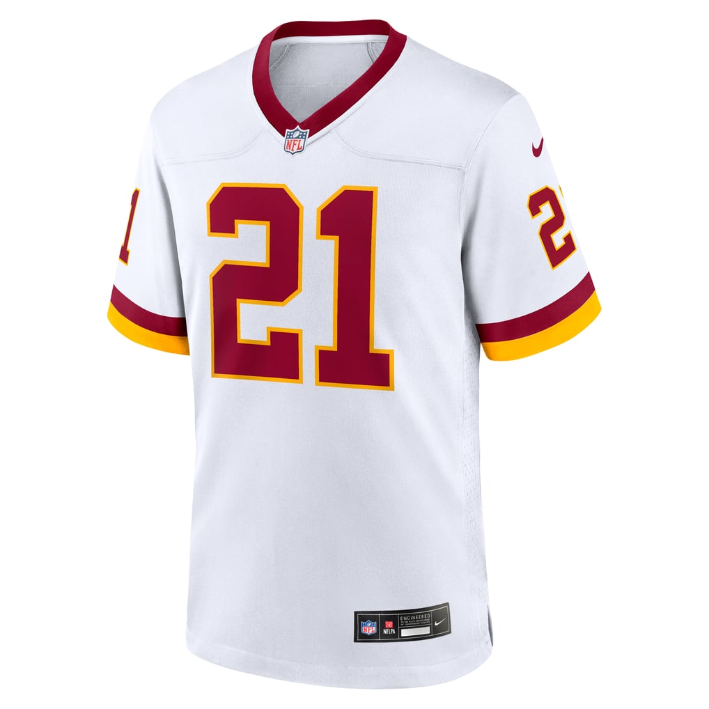 Men's Washington Commanders Sean Taylor Nike White Game Super Bowl Era Jersey - Image 3