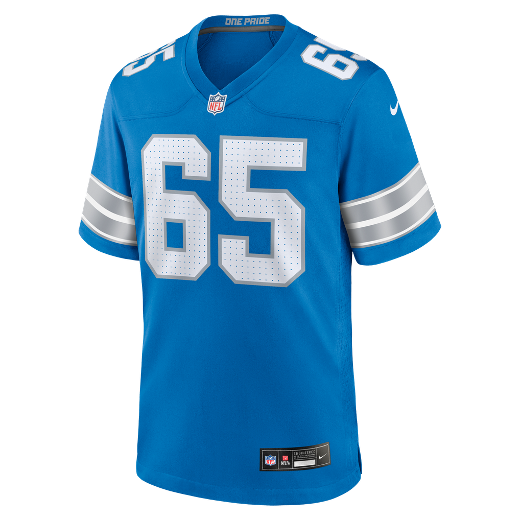 Men's Detroit Lions Seth McLaughlin Nike  Blue Team Game Jersey - Image 3