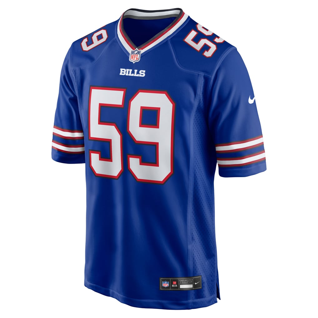 Men's Buffalo Bills Shaq Lawson Nike  Royal Team Game Jersey - Image 3
