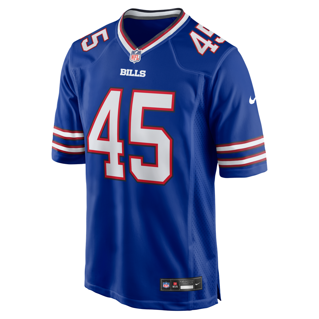 Men's Buffalo Bills Shaq Thompson Nike  Royal Team Game Jersey - Image 3