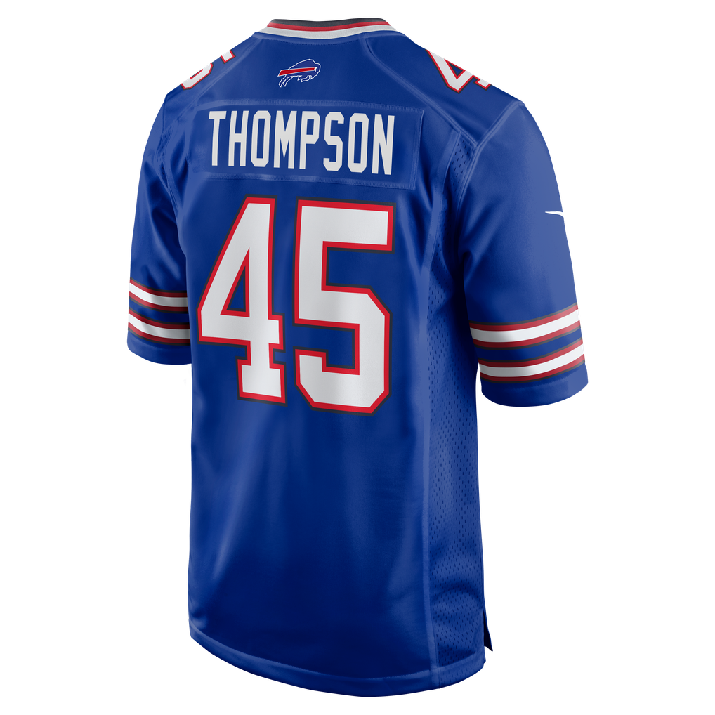 Men's Buffalo Bills Shaq Thompson Nike  Royal Team Game Jersey - Image 4
