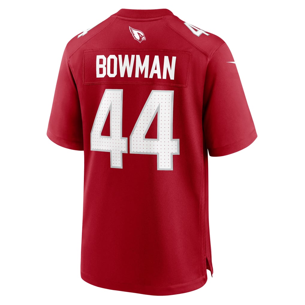 Men's Arizona Cardinals Shawn Bowman Nike Cardinal Team Game Jersey - Image 6
